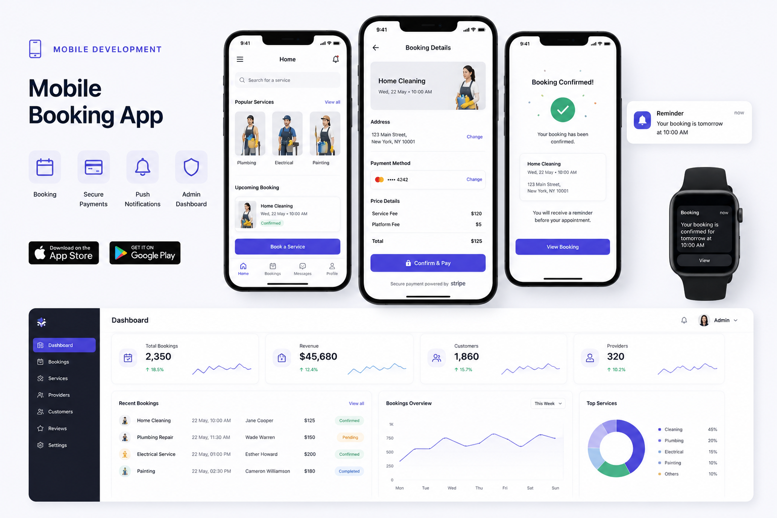 Mobile Booking App — Mobile Development