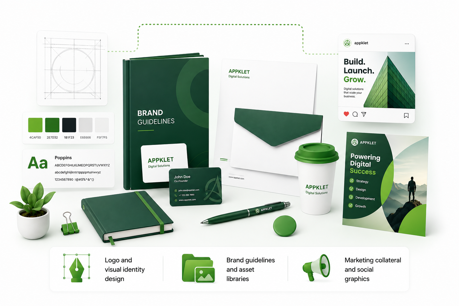 Branding & Graphic Design service illustration