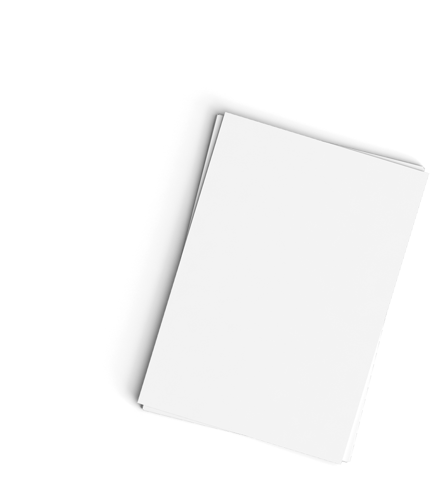 Decorative stack of papers illustration